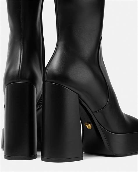 versace platform heels replica|Versace aevitas platform boots.